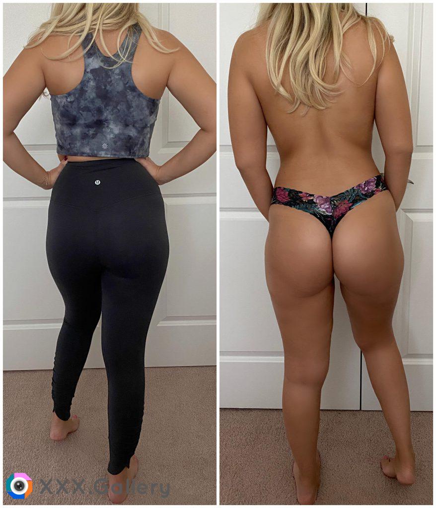 What they see at the gym vs. what's underneath :) (25F)