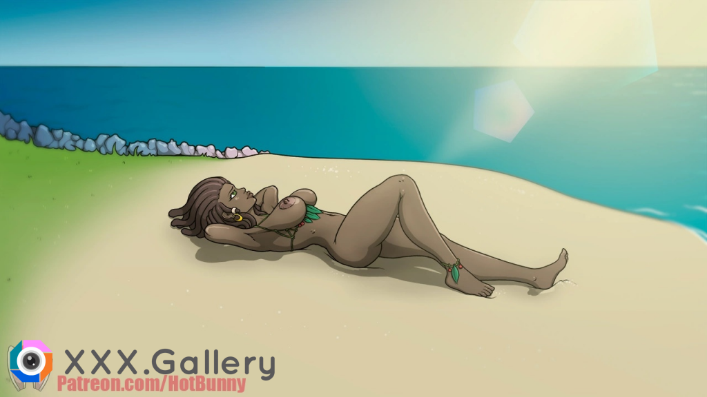 Lady on the beach (HotBunny) [Game: Pirates - Golden Tits]