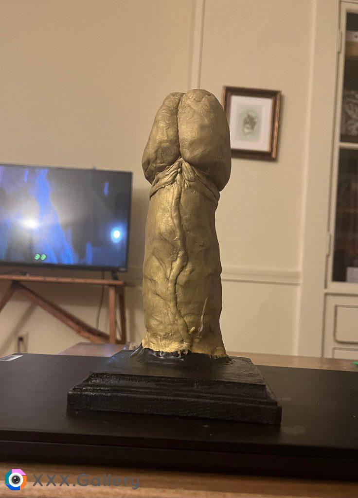 My friend was just promoted to Lead Osteologist at his company. So I am making him a “Boner of the Year” trophy.