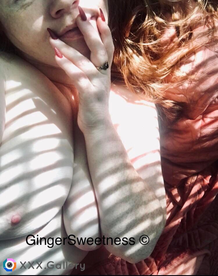 Natural Ginger. Busty and fun.