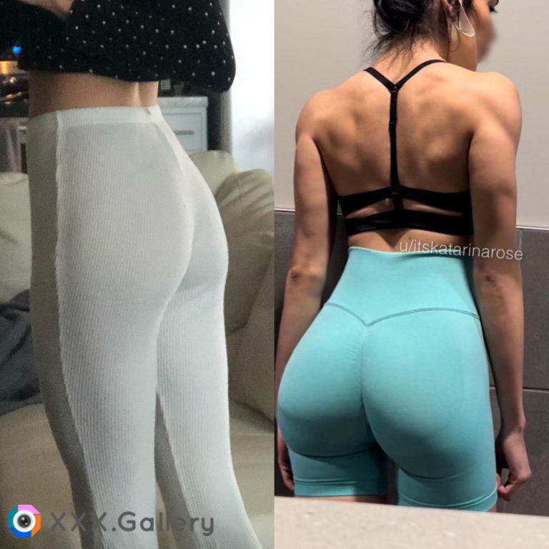 1 year glute progress ? discipline is key ??