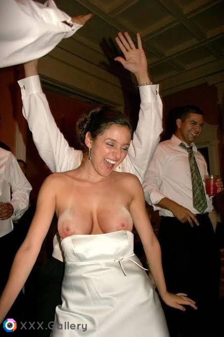 Bride wardrobe malfunction