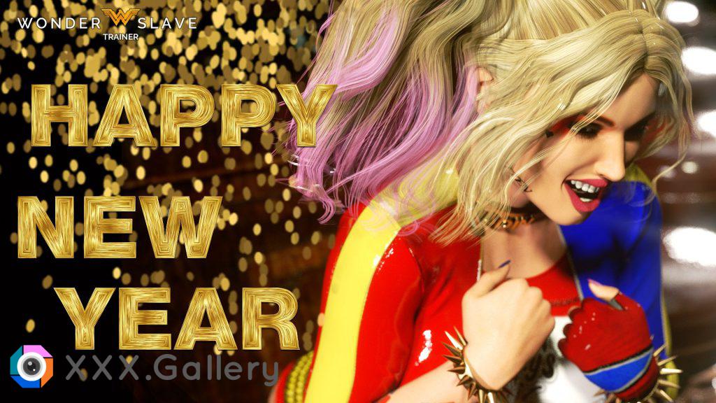 Happy New Year from Harley Quinn [Wonder Slave Trainer]