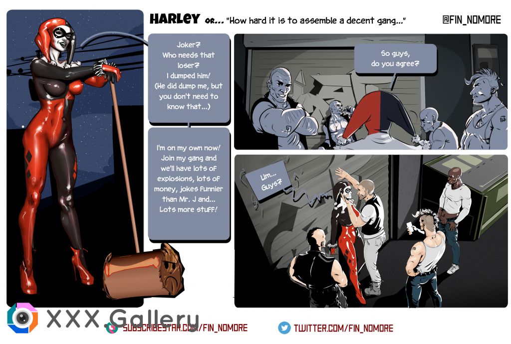 Harley Quinn in trouble