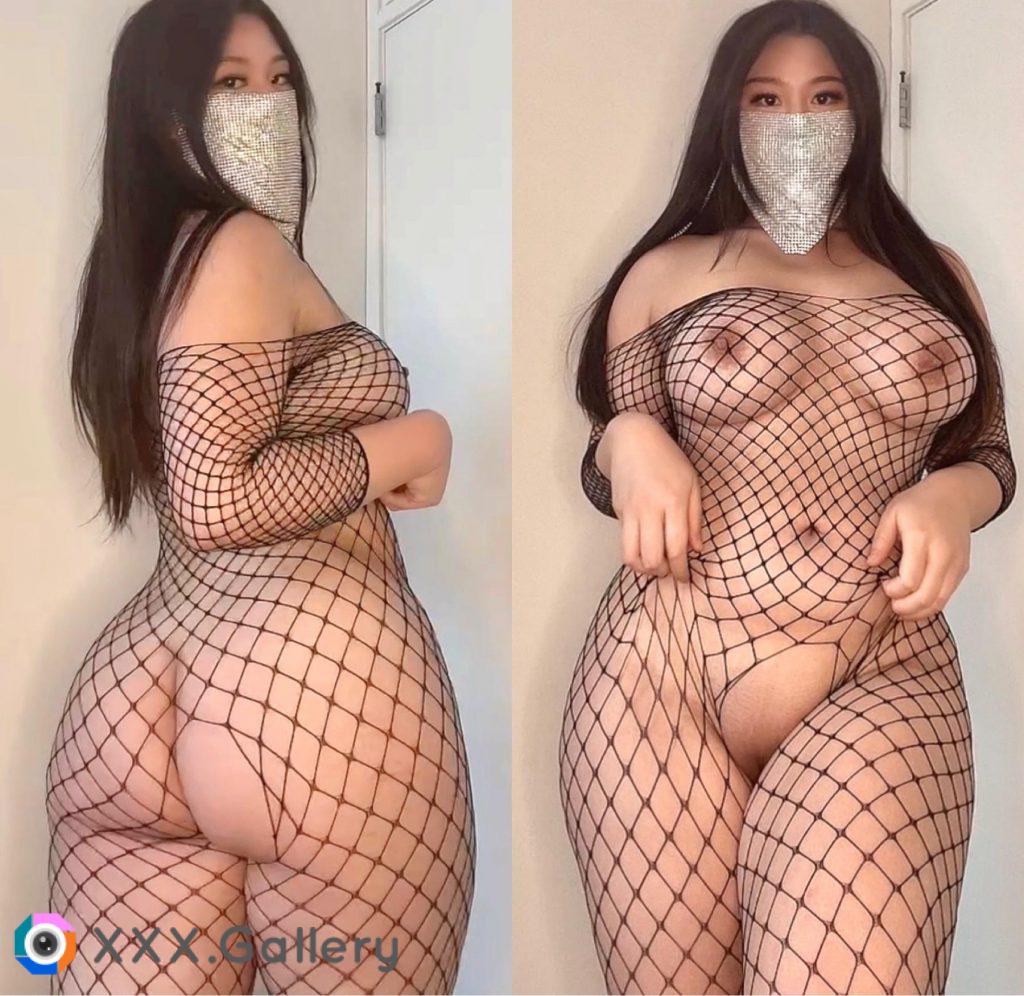 Thick Korean law school girl with huge ass and big