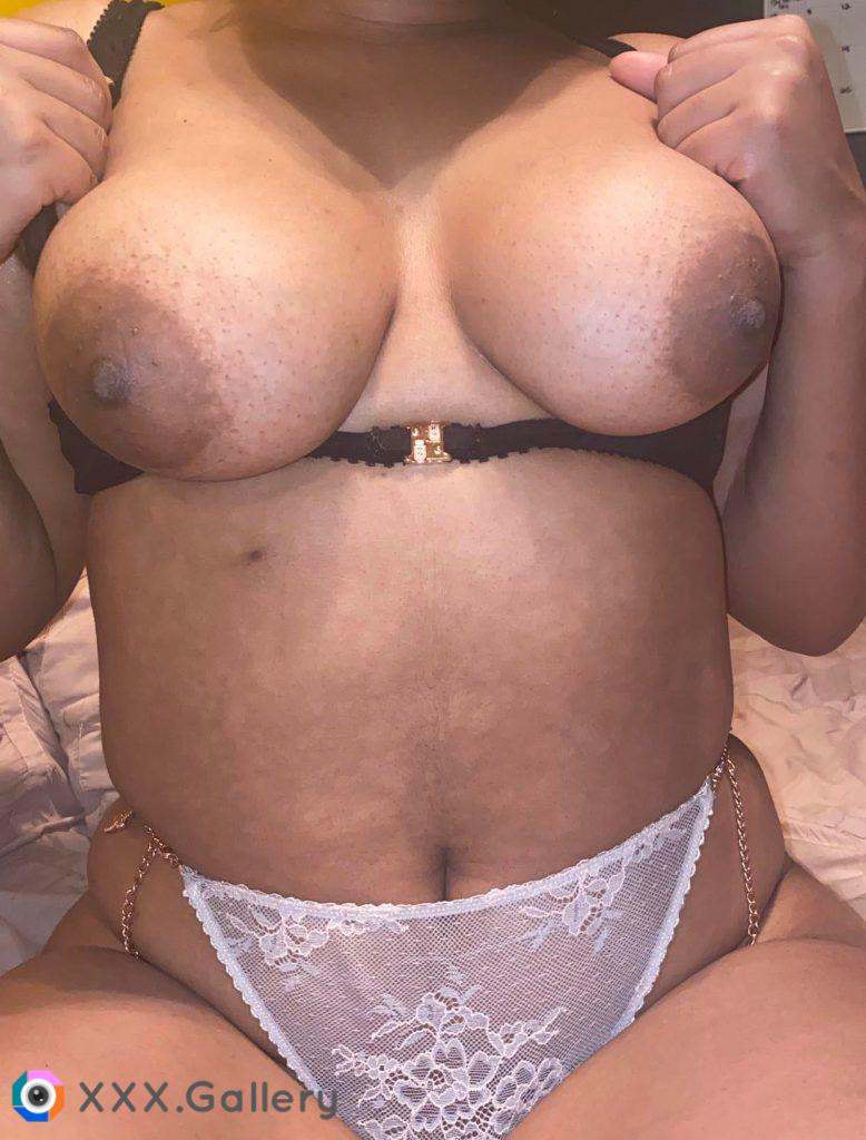 Cum on my tits