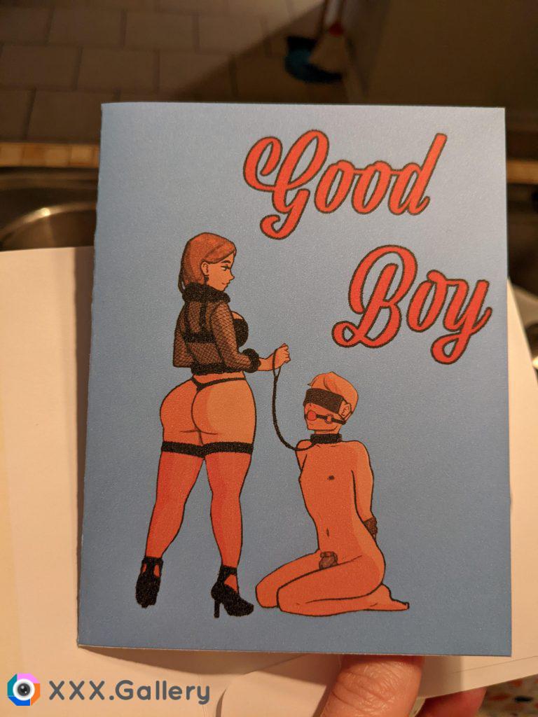 Found the perfect card for my "good boy"