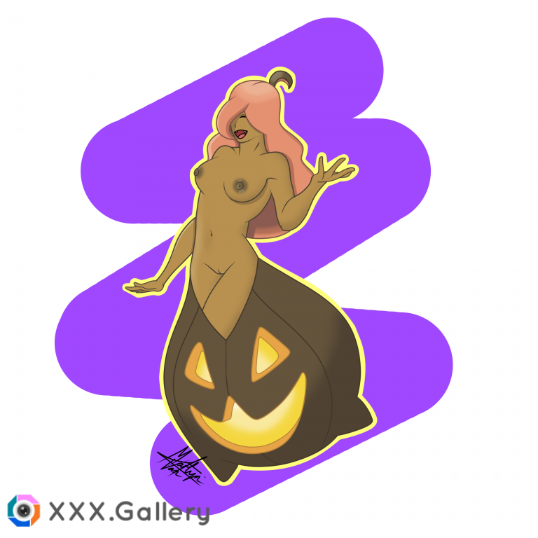 Gourgeist getting out her pumpkin [OC]