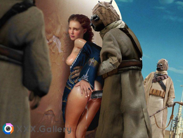 Padme encountered the locals(negisary)