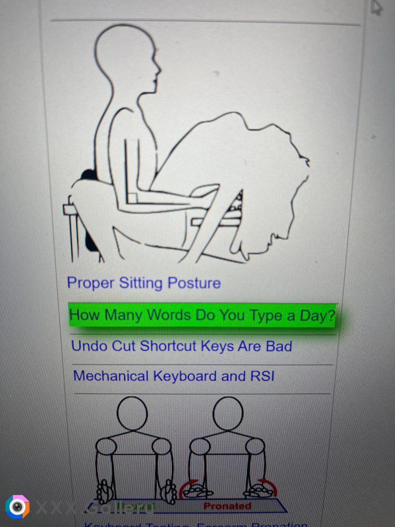 Proper Sitting Posture