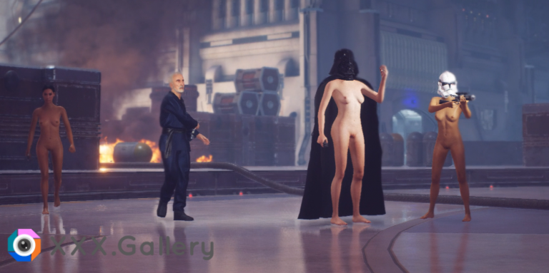 Dooku and his Bitches (Battlefront 2 nude mods)