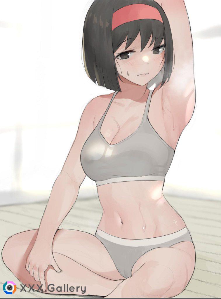 Erika after workout