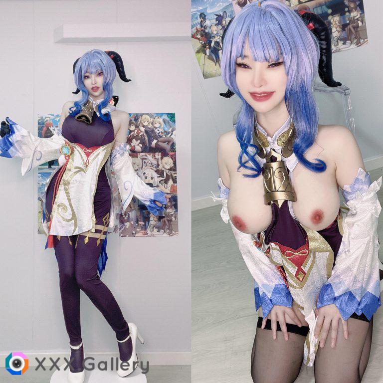 Ganyu cosplay by yunocos