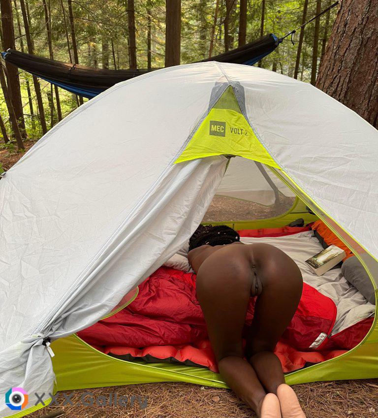 I love being face down and ass up anywhere. Even when I’m at a campsite in the woods. I’m always ready to take cock ?