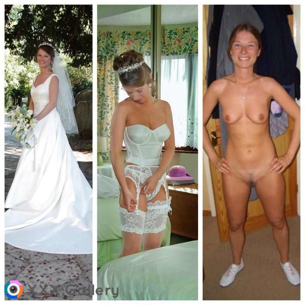 3 stages of my wedding day!