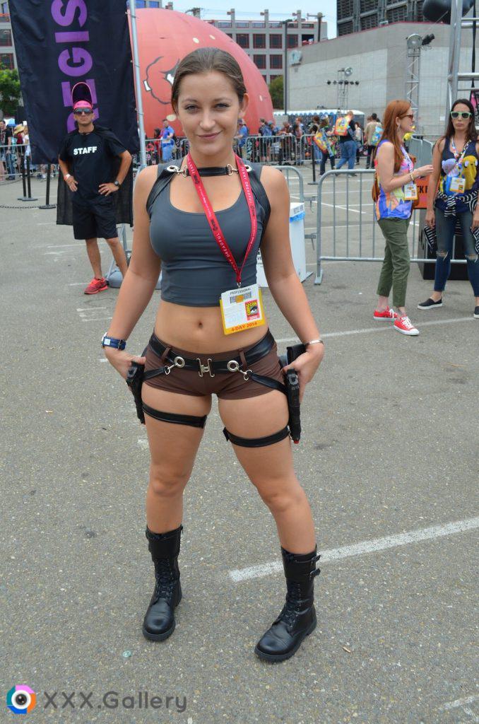 Dani Daniels (as Lara Croft)