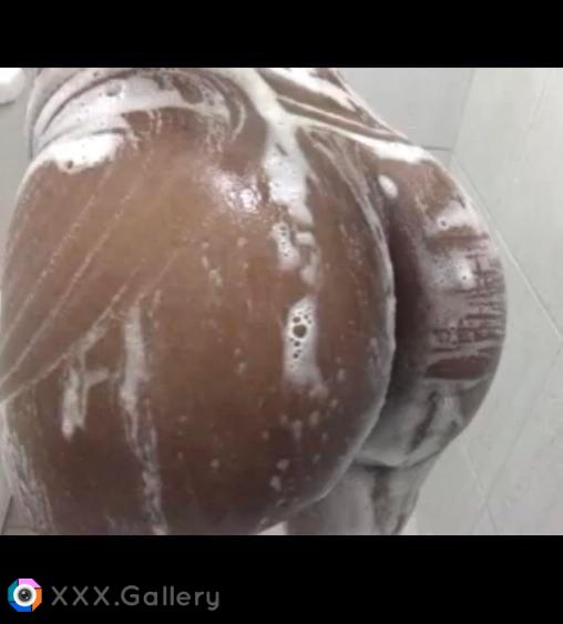 Some soapy African ass ready to get dirty again