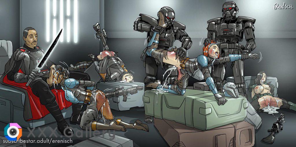 Bo-Katan and her squad defeated and defiled (Erenisch)