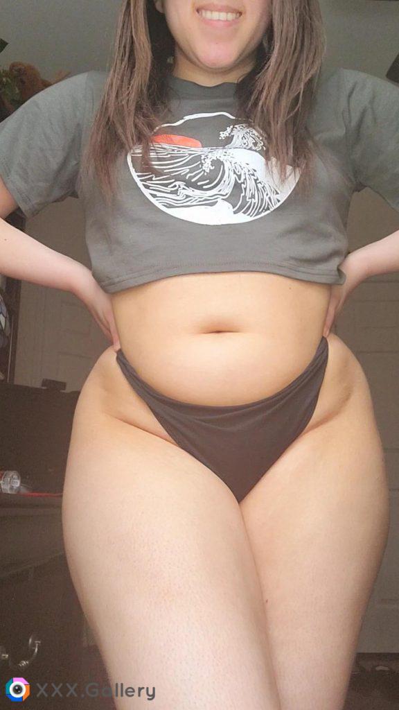 Can I be your thick thigh soft tummy wifey?