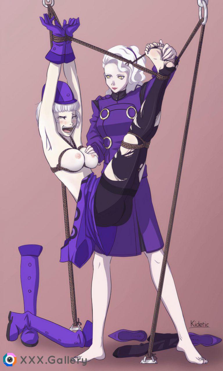 Elizabeth strung up by Margaret (kusujinn) [Persona]