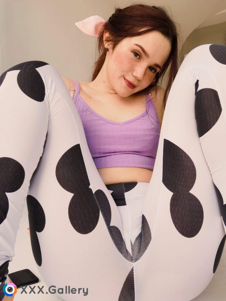 Is it cow print or Mickey Mouse print? ?