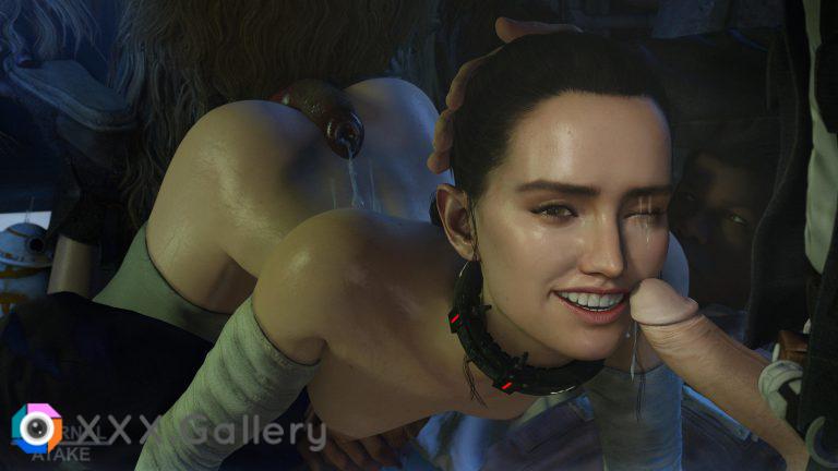 Rey loves a good multi-species gangbang (artist internalatake)