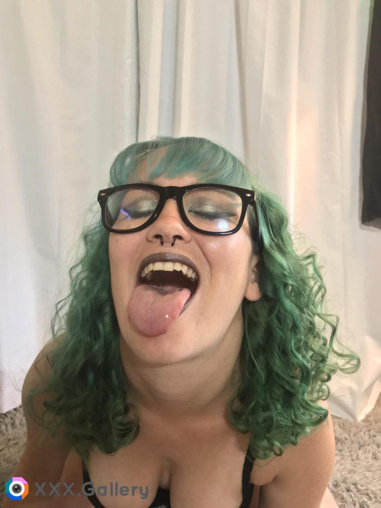 Tits are 2 points, mouth is 5 points. Glasses are a foul.