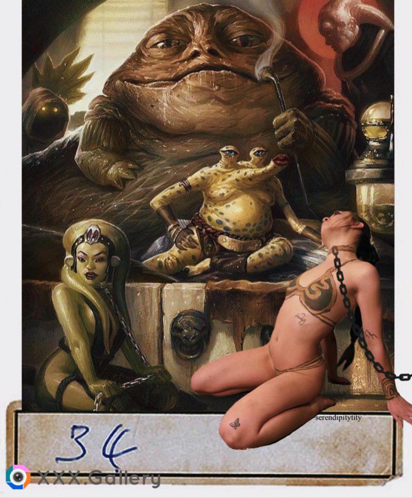 painted myself to be one of jabbas slaves [oc]