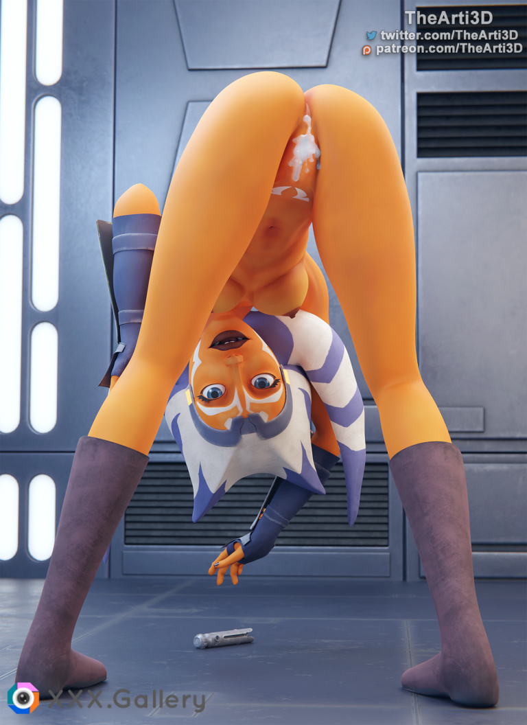 Ahsoka dropped a lightsaber (TheArti3D)