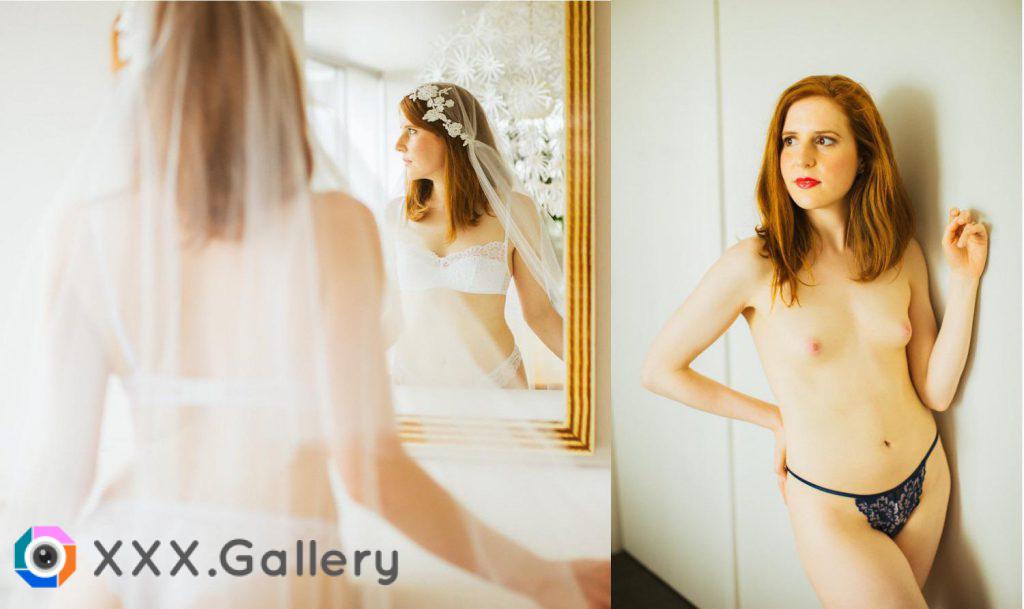 Beautiful redhead bride AIC