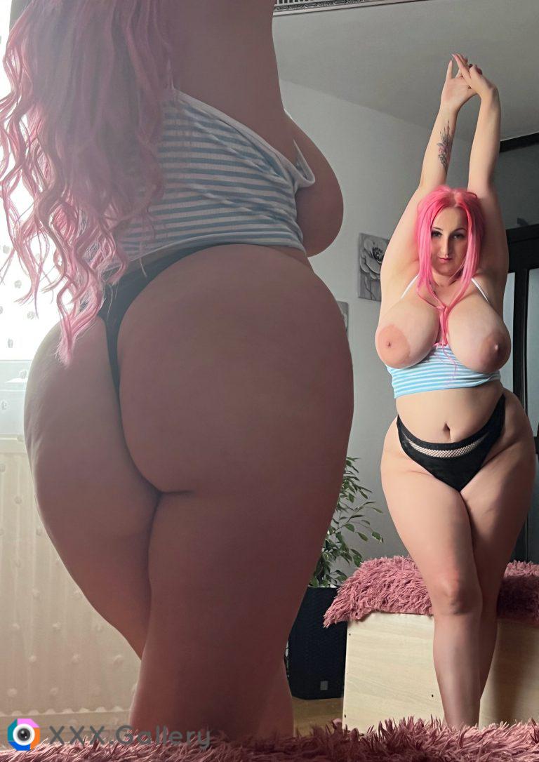 I don’t know which you'll love more, my fat ass or my huge titties ..hopefully both ?