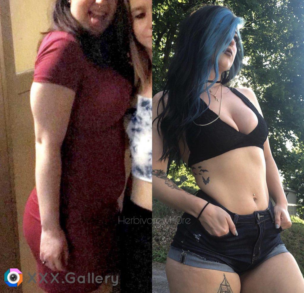 1 year apart: do you like my transformation?