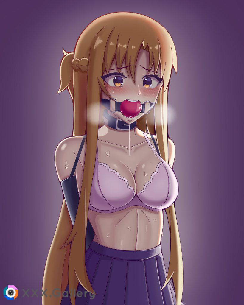 Asuna ballgagged (bonkulus)