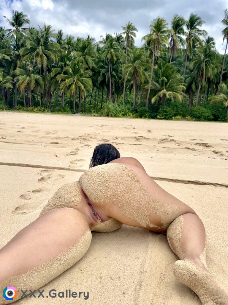 Enjoying the beach