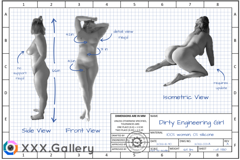 [F] I've Been Designing Too Much Hardware Lately - My Latest Design: Me, DirtyEngineeringGirl