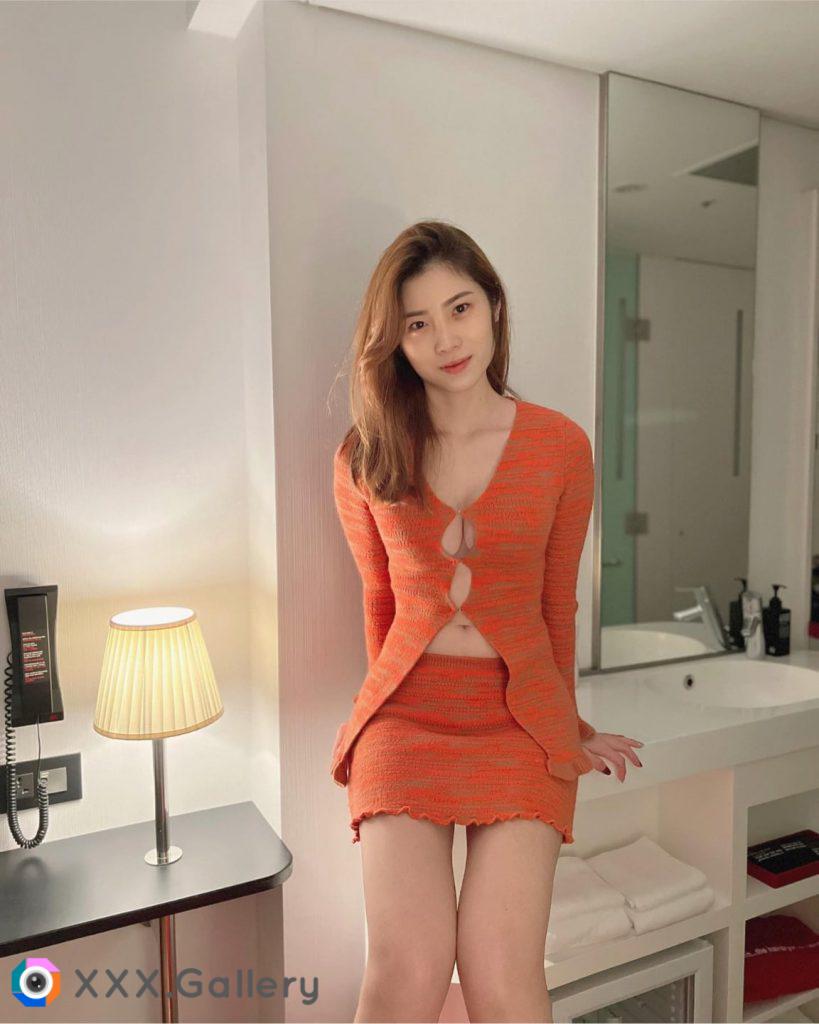 Orange outfit