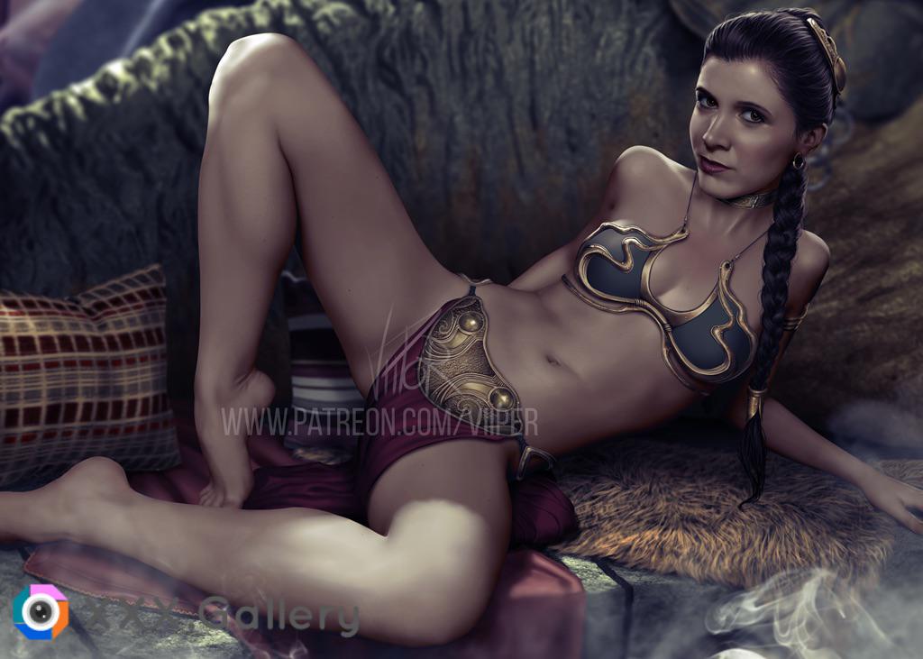 Slave Leia (by ViiPerArt)