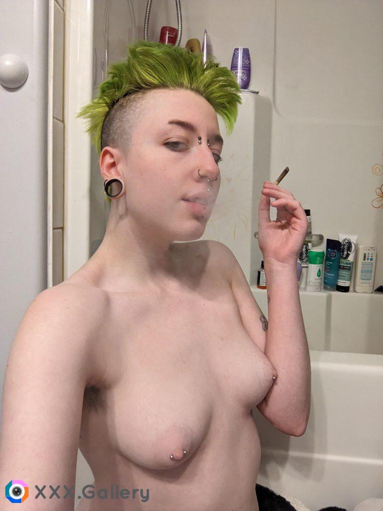 smoke and shower with me?