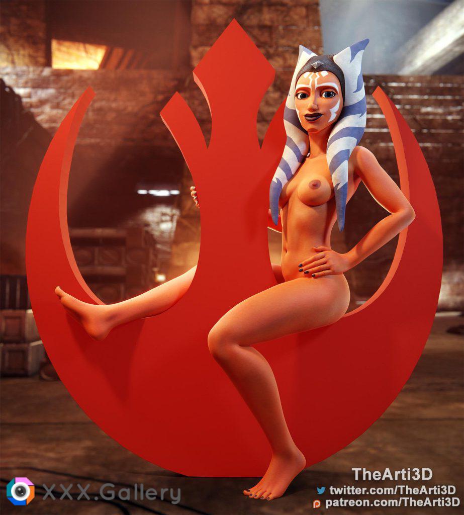 Ahsoka, symbol of the Rebel Alliance (TheArti3D)