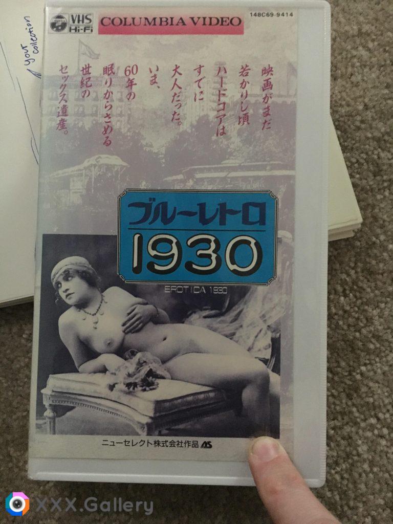 Obscure and rare 1930 French Porn VHS from Japan