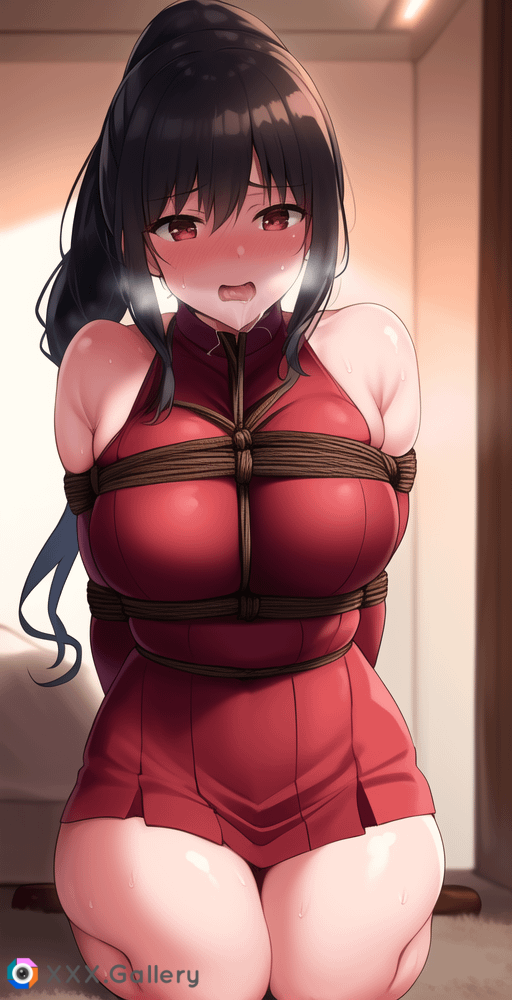 Tied Up in the Bedroom ~ (Ai Generated)