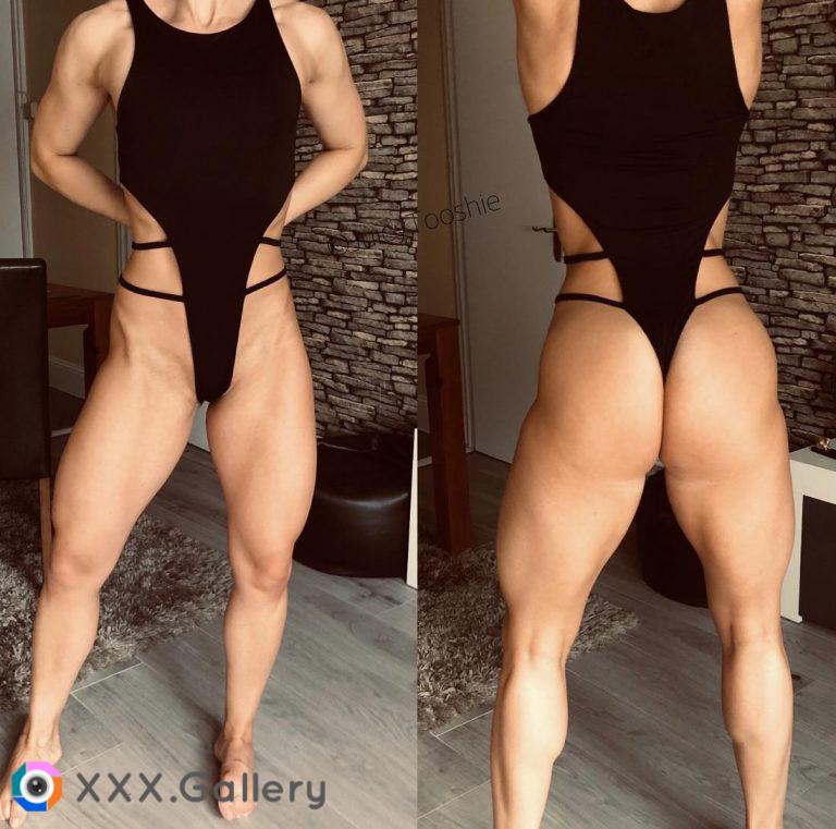 Which do you love most - when a woman flexes from the front or the back?