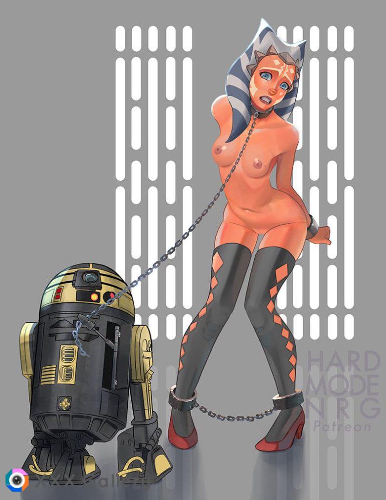 Ahsoka captured and escorted - (commissioned art by me HardmodeNRG) [Clone Wars]