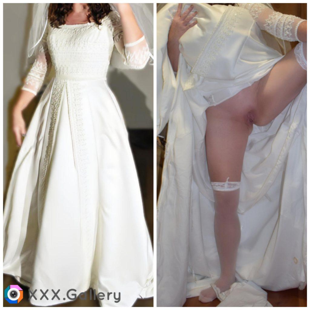 Does my wedding dress look pretty?