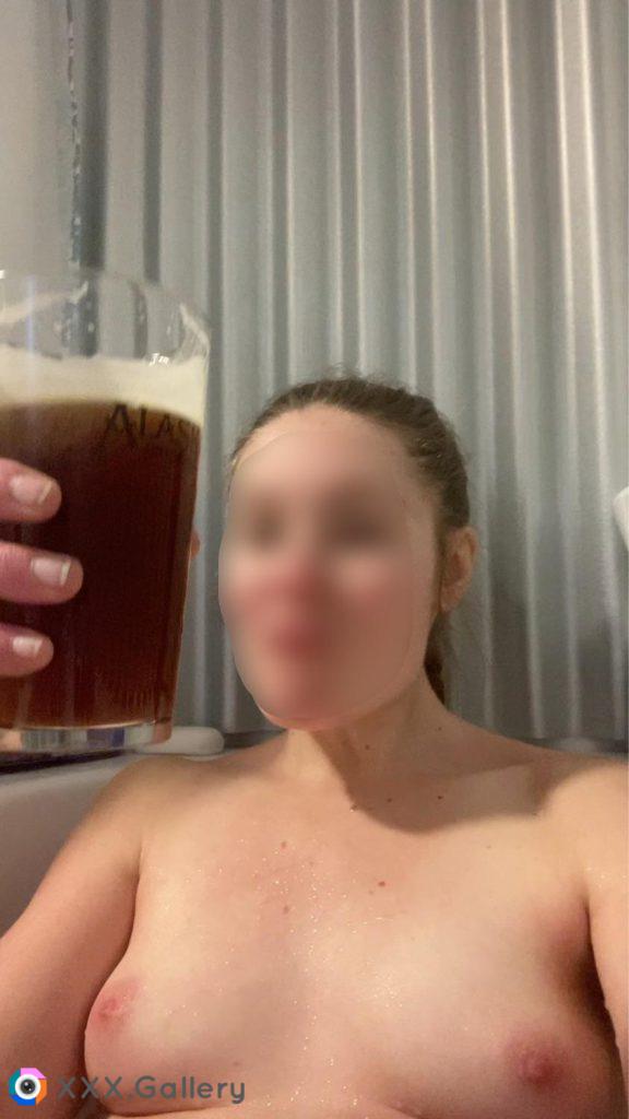 How about a bath beer?