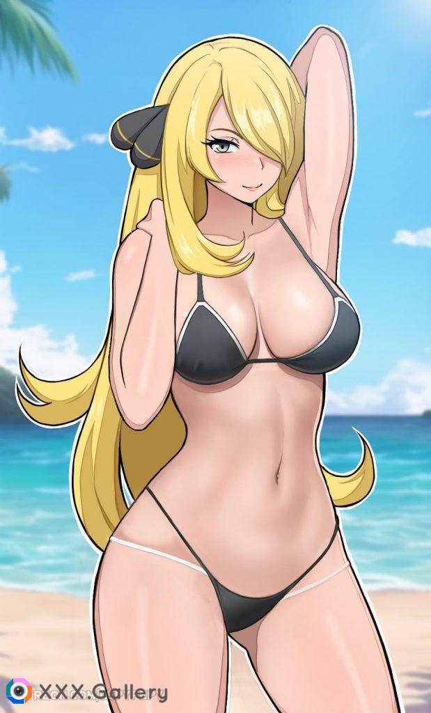 Beach day with Cynthia (LepyPepy)