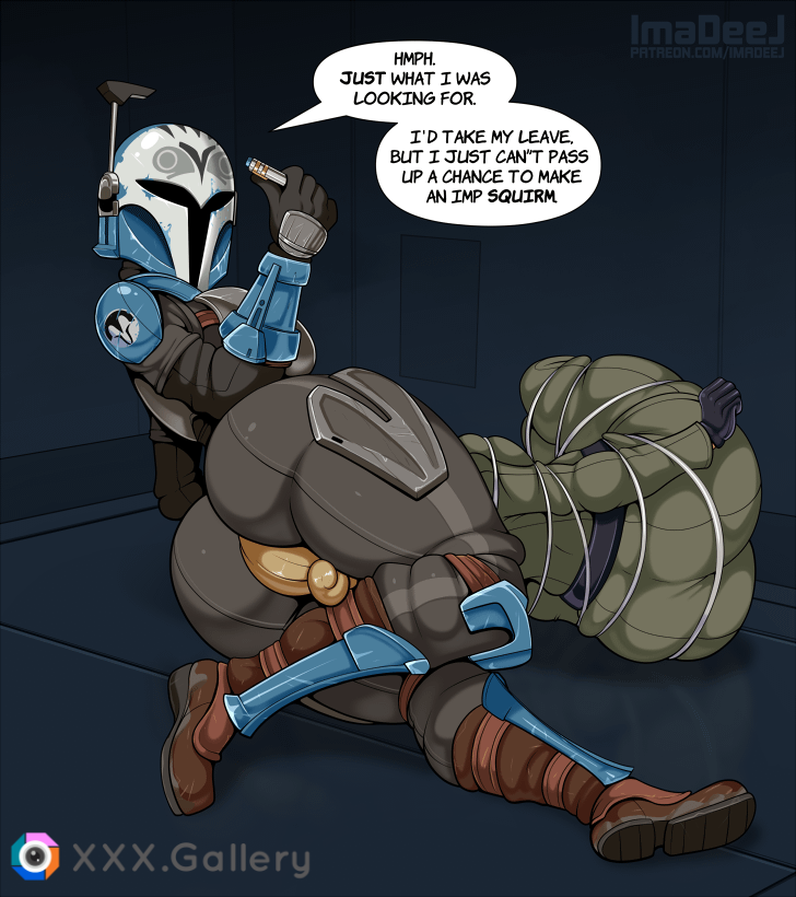 Bo-katan having fun with her mission. (imadeej)