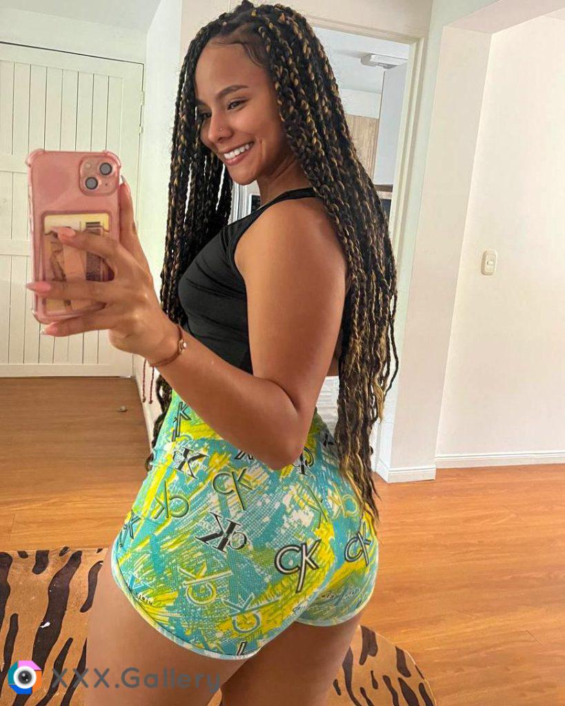 Braids and booty shorts [f18]