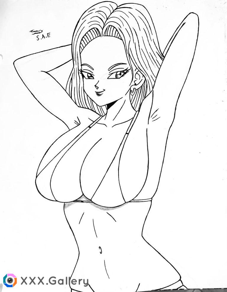 Hey everyone how’s my drawing of Android 18.