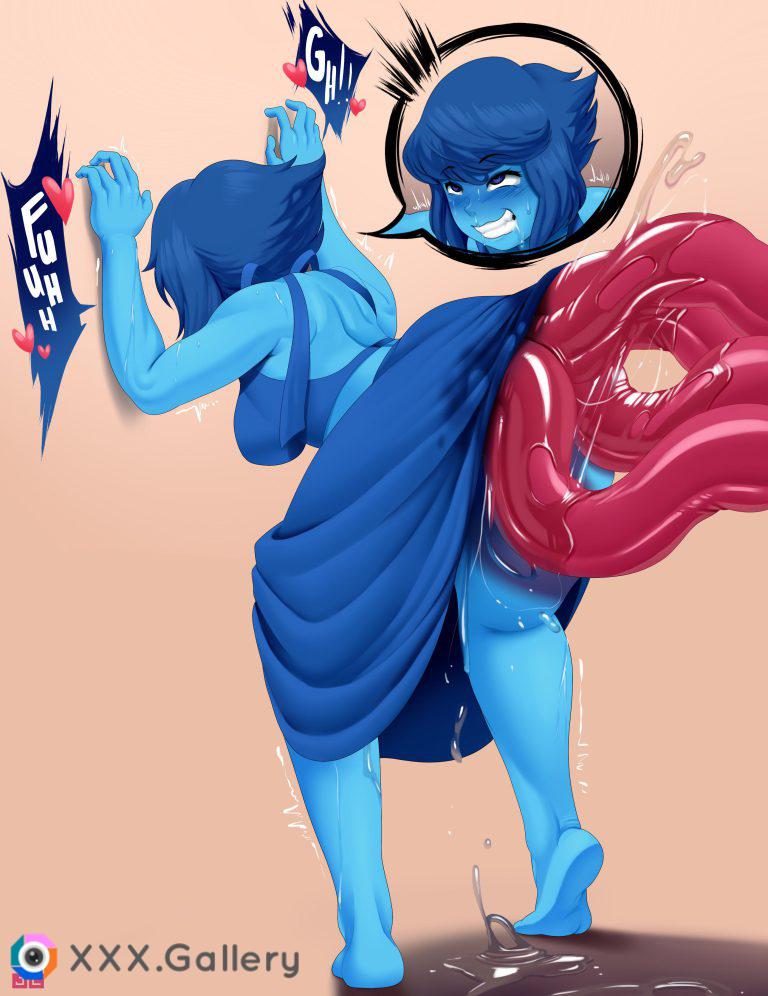 Lapis getting filled with tentacles (jlullaby) [Steven Universe]